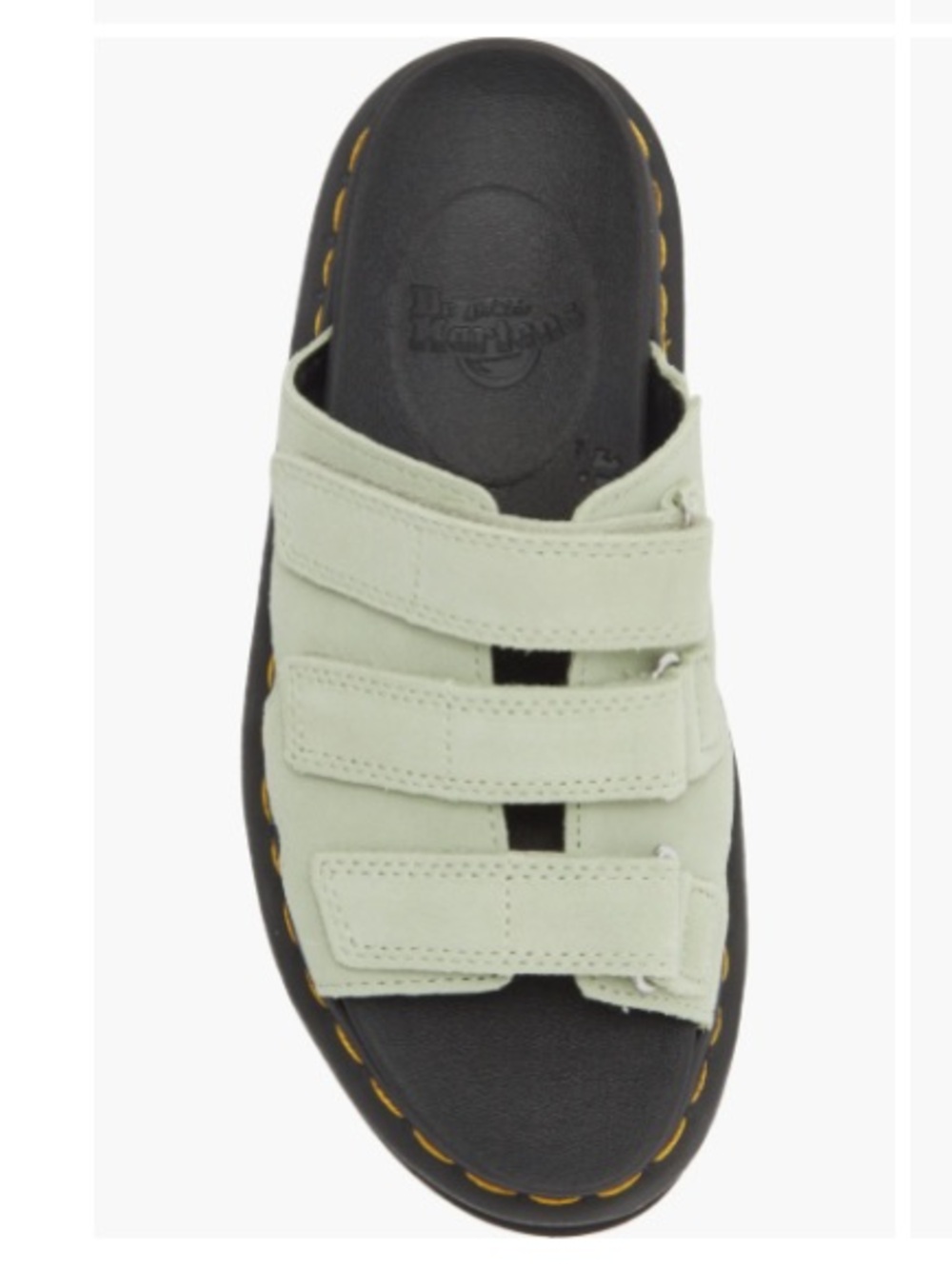 Dr. Martens Raine Platform Slide Sandal, Sage, Size 5, Excellent condition